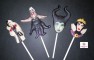551sp Princess Movie Villains Chocolate Candy Lollipop Mold